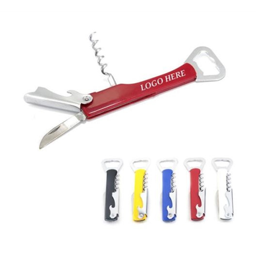 Corkscrew Bottle Opener and Knife,RP1342,Red River Promos