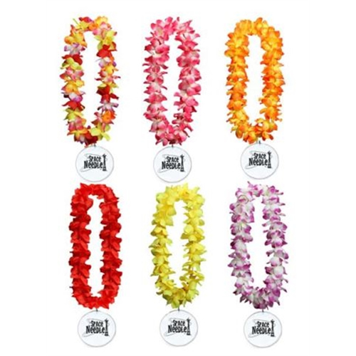 Hawaiian Flower Leis Medallion Necklace,RP1671,Red River Promos