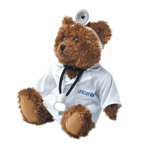 Laboratory Coat Teddy Bear,RP0015,Red River Promos