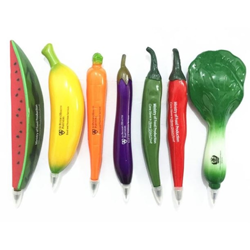 Pad Printing Vegetable Fruit Pens,RP1709,Red River Promos