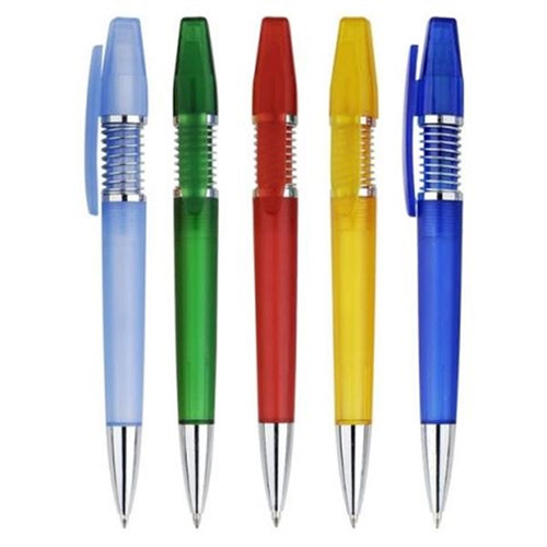 Shiny Spring Ballpoint Pen,RP-0016,Red River Promos