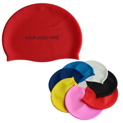 Silicone Waterproof Swimming Cap,RP2215,Red River Promos