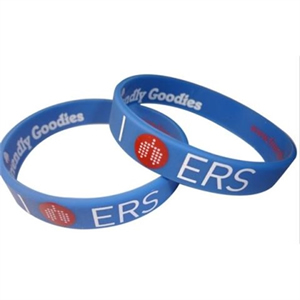 1/2'' Custom Printed Silicone Wristbands