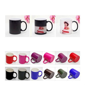 10oz Heat Sensitive Color Changing Mugs