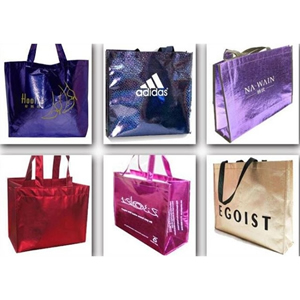 2016 Holographic Laser Non Woven Shopper Bag