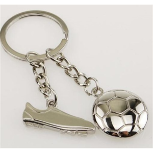 2D or 3D Soccer and Shoes Key Chain