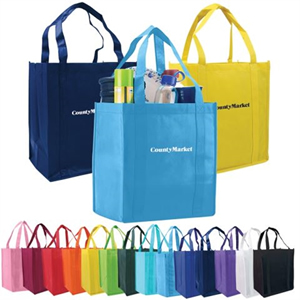 80 GSM Non-Woven Super Mega Grocery Shopping Tote Bag