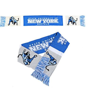 Acrylic Knitted Stadium Scarf with Tassels