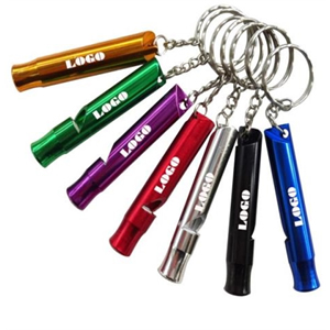 Aluminium Whistle Key Chain