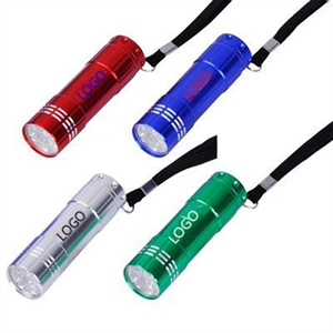 Aluminum 9 LED Flashlight