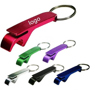 Aluminum Bottle Open Keychain