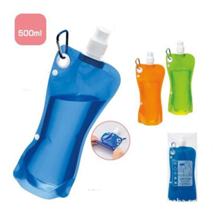 BPA Free Plastic Flat Water Bottle Bag