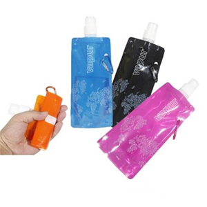 BPA Free Plastic Flat Water Bottle Bag