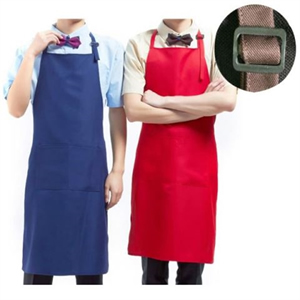 Bib Apron with Two Patch Pockets
