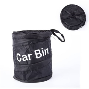 Black Collapsible Pop-up Leak Proof Trash Can