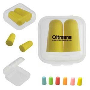 Bullet Shape Ear Plugs with Plastic Case