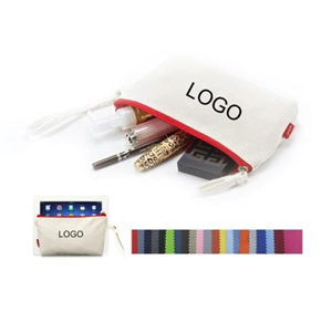 Canvas Cosmetic Bag