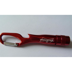 Carabiner Led Flashlight with Bottle Opener