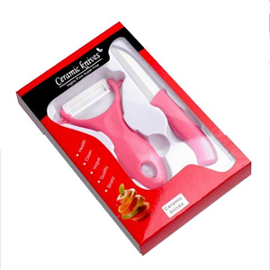 Ceramic Knife and Peeler Utensil Set