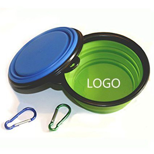 Collapsible Dog Bowl Foldable Expandable Dish for Pet Food