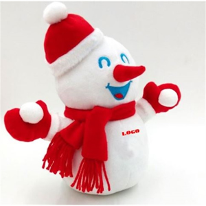 Custom Plush Snowman For Christmas