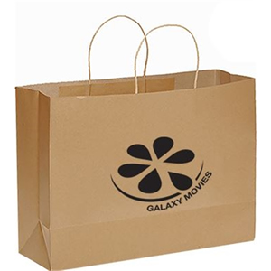 Custom Printed Laminated Rope Handle Paper Shopping Bag