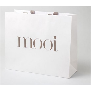 Custom Printed Laminated Rope Handle Paper Shopping Bag