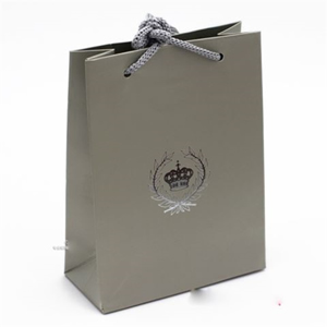 Customized high quality paper jewelry bag for wedding gift
