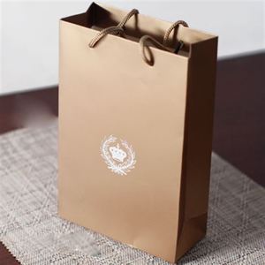 Customized high quality paper jewelry bag for wedding gift