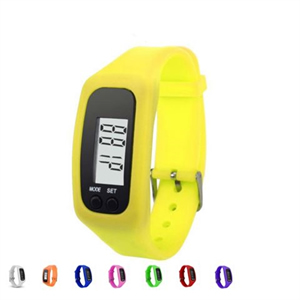 Digital LED Pedometer Watch