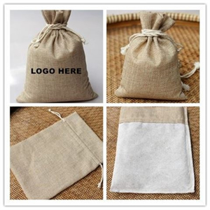 Drawstring Nature Burlap Bag