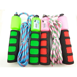 Economic Jump Rope with Jump Counter