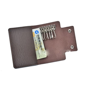 Fashion Leather Key Case Wallet card hold Key Holder