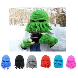 Fashion Octopus Shape Knit Beanie