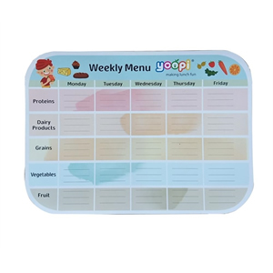 Flexible Custom Full Color  Magnetic Schedule