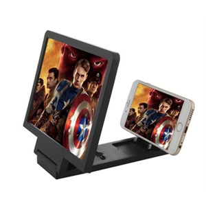 Foldable 3D Mobile Phone Screen Magnifier With Stand