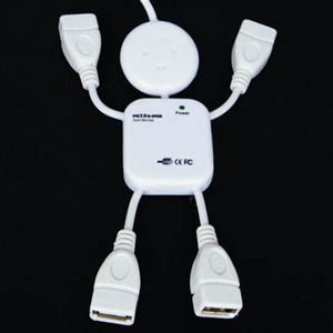 High Quality Humanoid Shape 4 Ports USB Hub 2.0