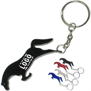 Horse Shape Bottle Opener with Key Chain