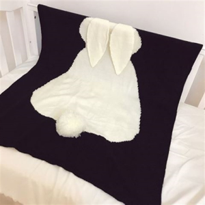 Hot Baby Rabbit Knitting Blanket