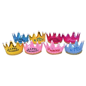LED Birthday Crown Cap