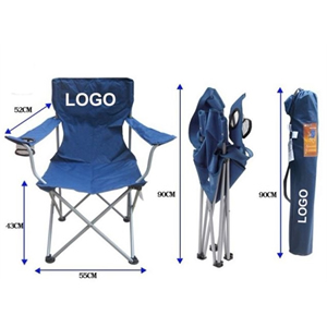 Large Folding Chair w/330 lb. Rating & Carry Bag
