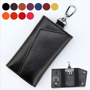Leather Key and Card Holder
