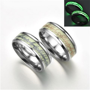 Luminous Stainless Steel Finger Ring