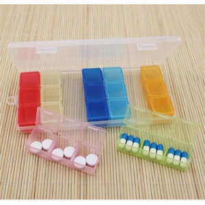 Medicine Container with 21 Compartments