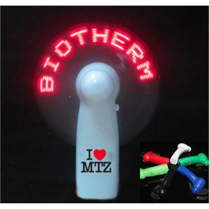 Mini LED Flashing Message Fans