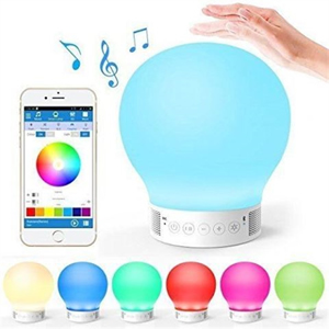 Mushroom Lamp With Bluetooth Speaker