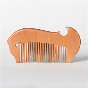Natural Peach Wooden Comb