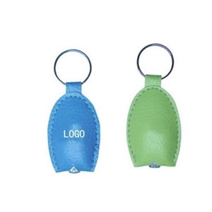 PU Leather LED Keychain
