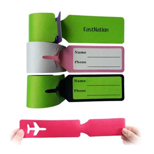 PU Leather Wraparound Luggage Tags & Bag Tags