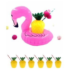 Pineapple Shaped Drink Cups With Straw